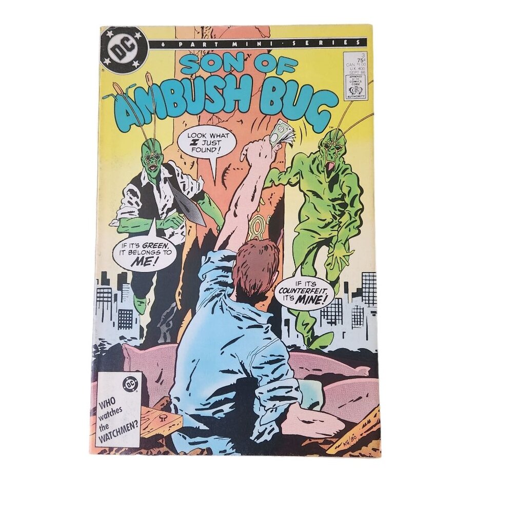 DC Comics Son Of Ambush Bug #3 1986 Comic Book Collector Bagged Boarded